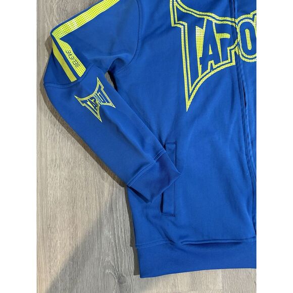 Tapout Full Zip Track Jacket Blue Spell Out Sweatshirt - Men's Size XL - Picture 3 of 16